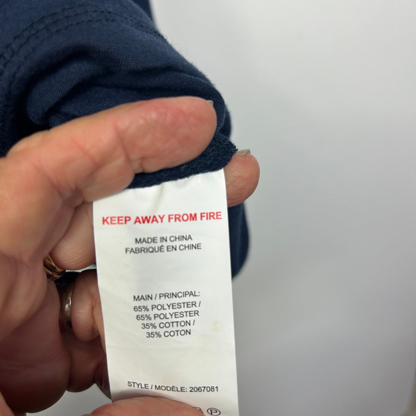 Millers Navy Long Sleeve Top - Size 20-22