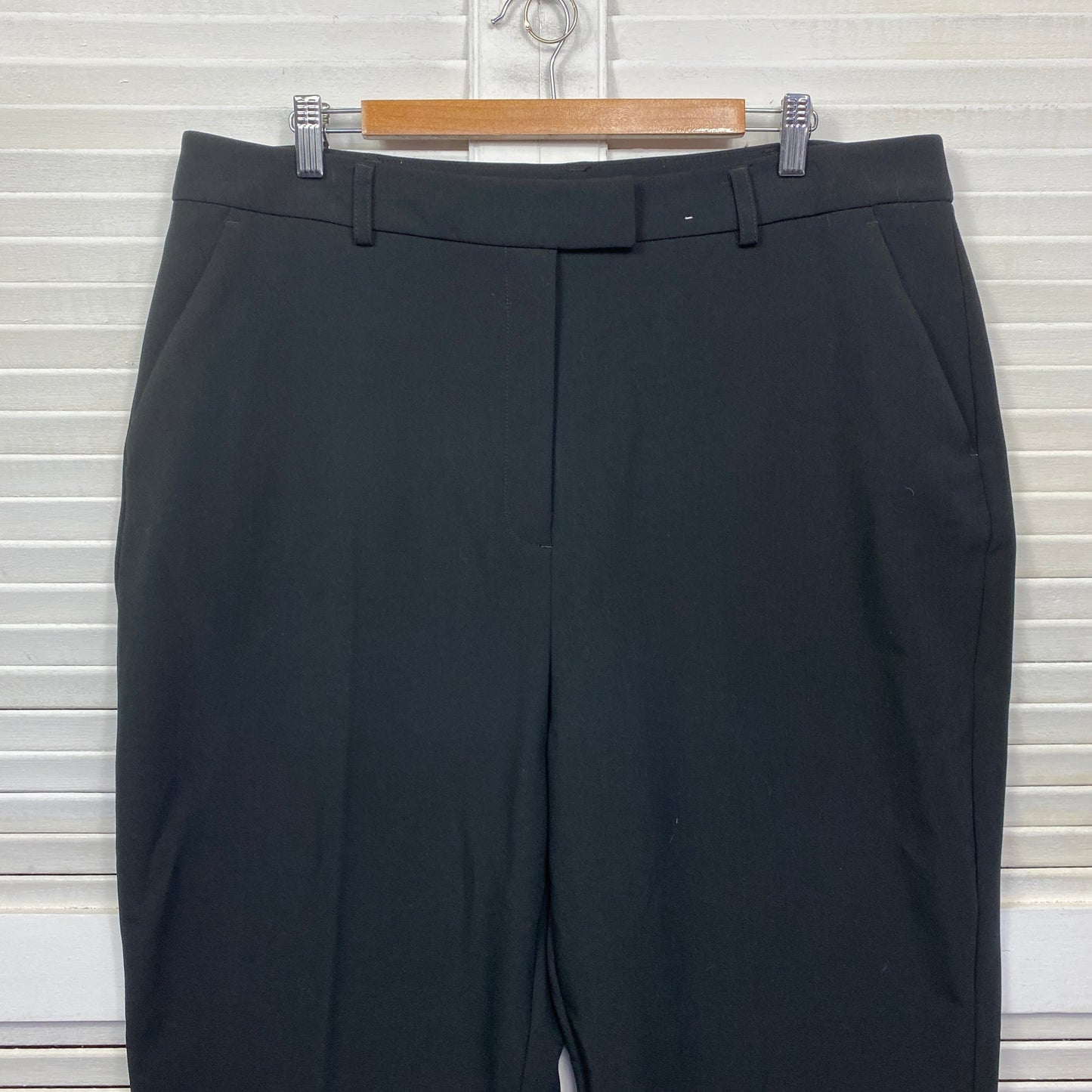 Preview Pants Size 20 Plus Black Pockets Office Zip Fly