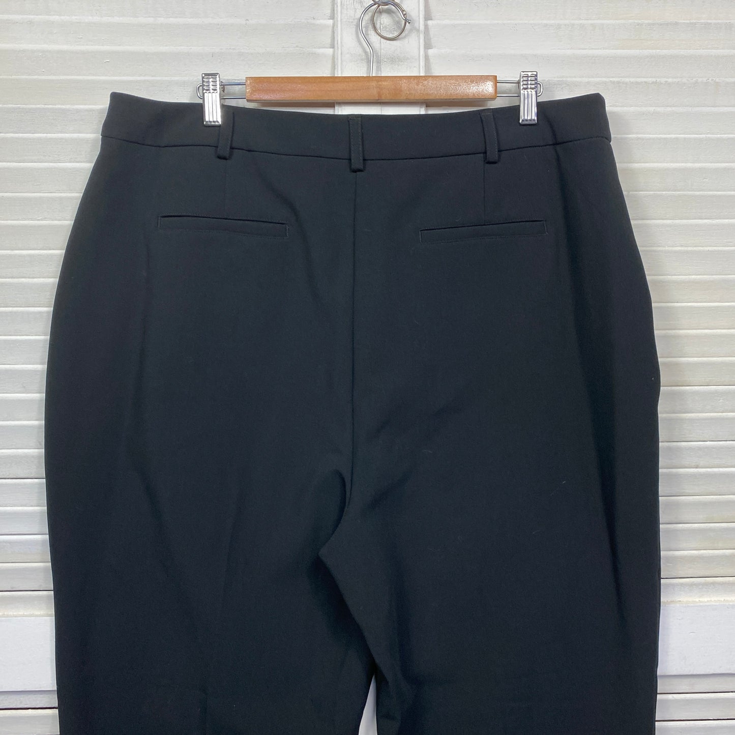 Preview Pants Size 20 Plus Black Pockets Office Zip Fly