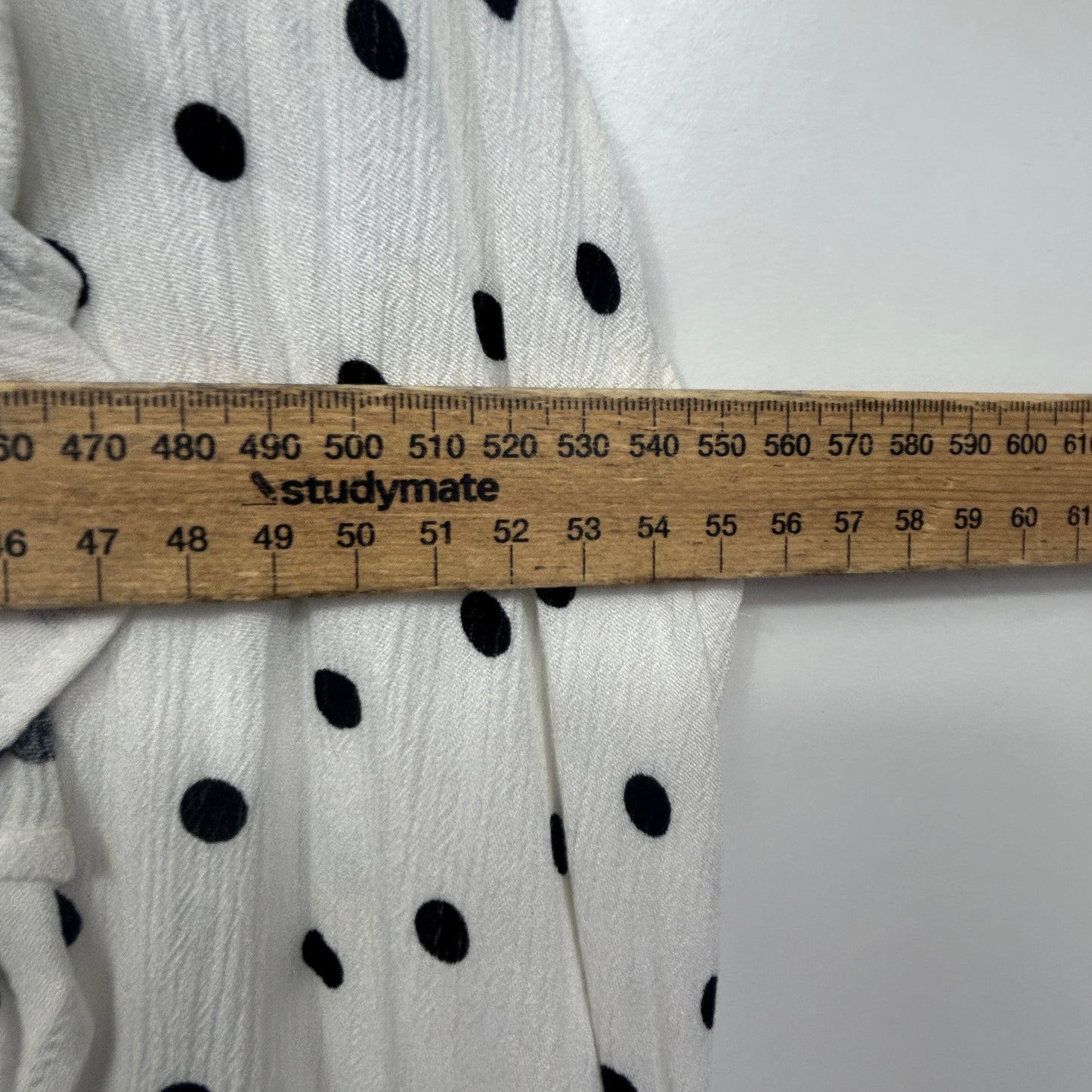 Lily Loves White & Black Polka Dot Dress - Size 18