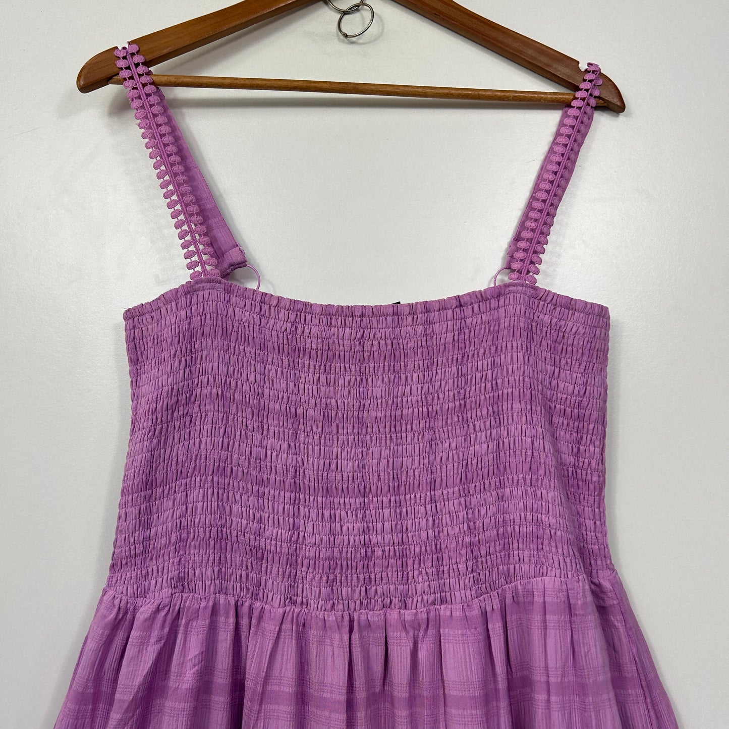 City Chic Lilac Tiered Maxi Dress - Size 16