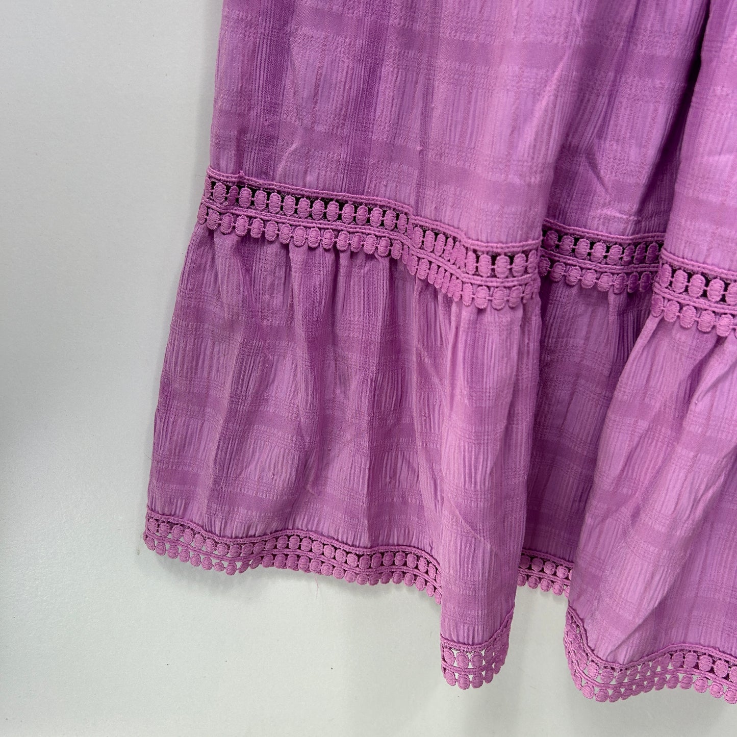 City Chic Lilac Tiered Maxi Dress - Size 16