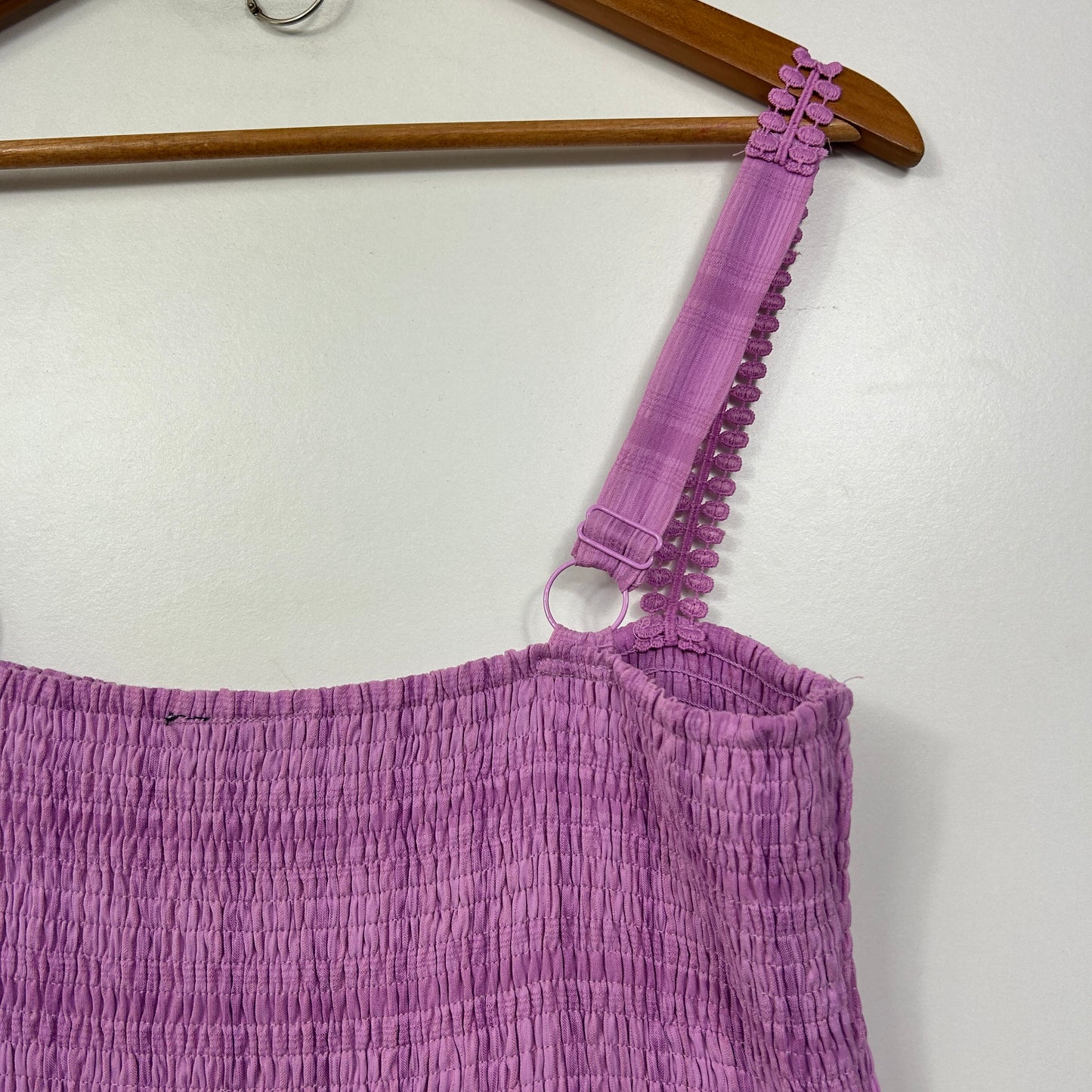 City Chic Lilac Tiered Maxi Dress - Size 16