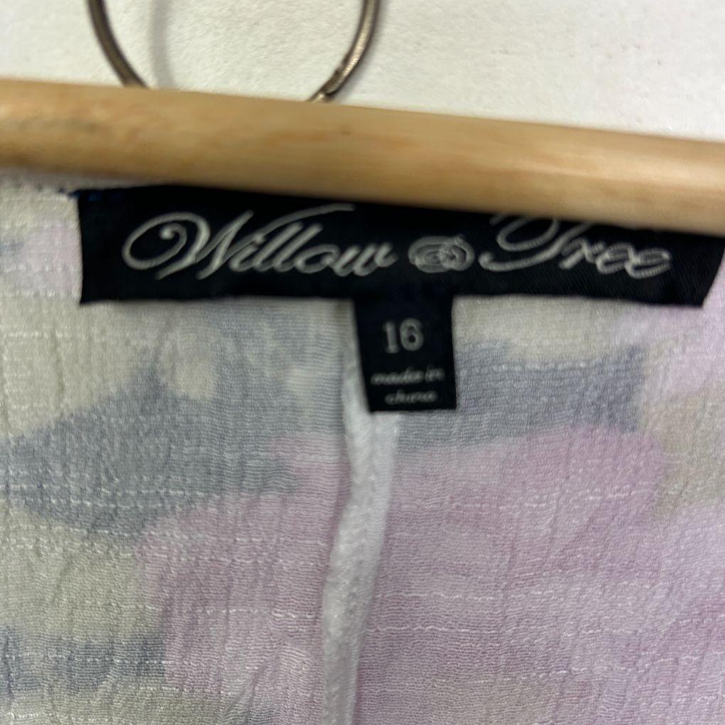 Willow Tree Multicoloured Floral Dress - Size 16