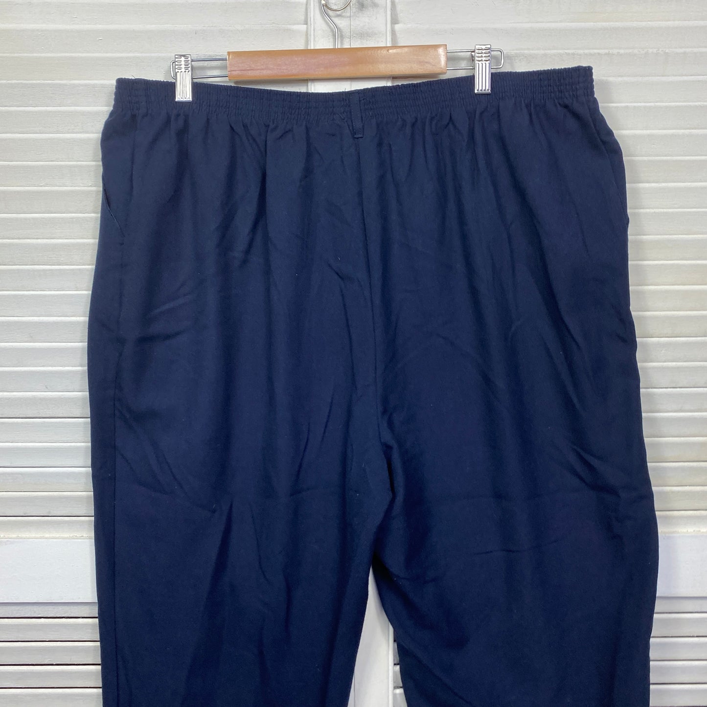 Millers Pants Size 22 Plus Navy Pockets Elastic Waist