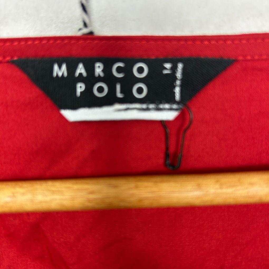 Marco Polo Red Cotton Top - Size 14