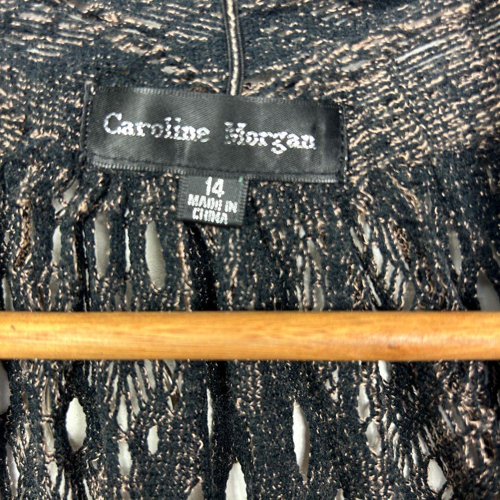 Caroline Morgan Brown Vest - Size 14