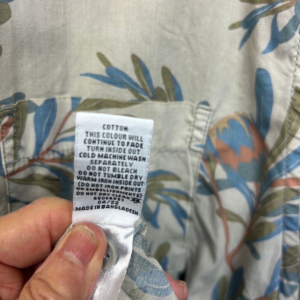 Target Floral Cotton Shirt - Size XXXL
