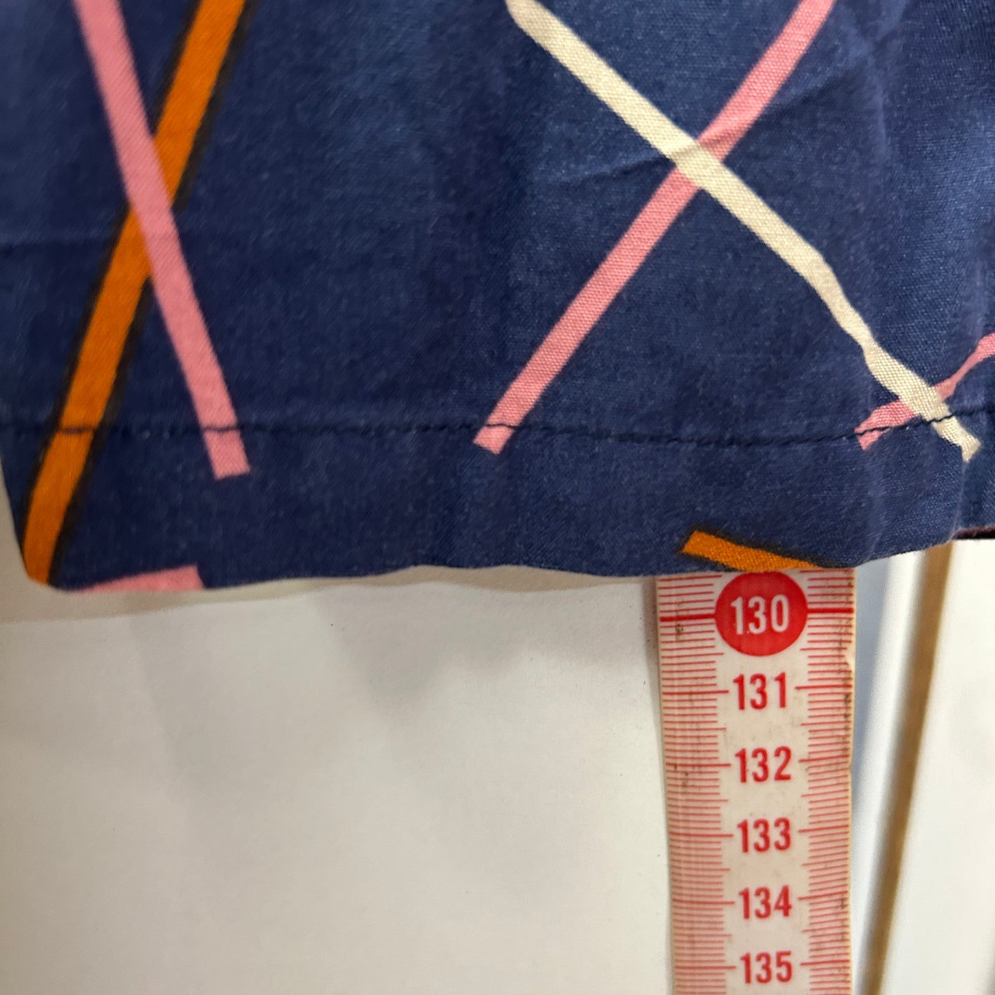 Princess Highway Navy Geometric Print Jumpsuit - Size 16