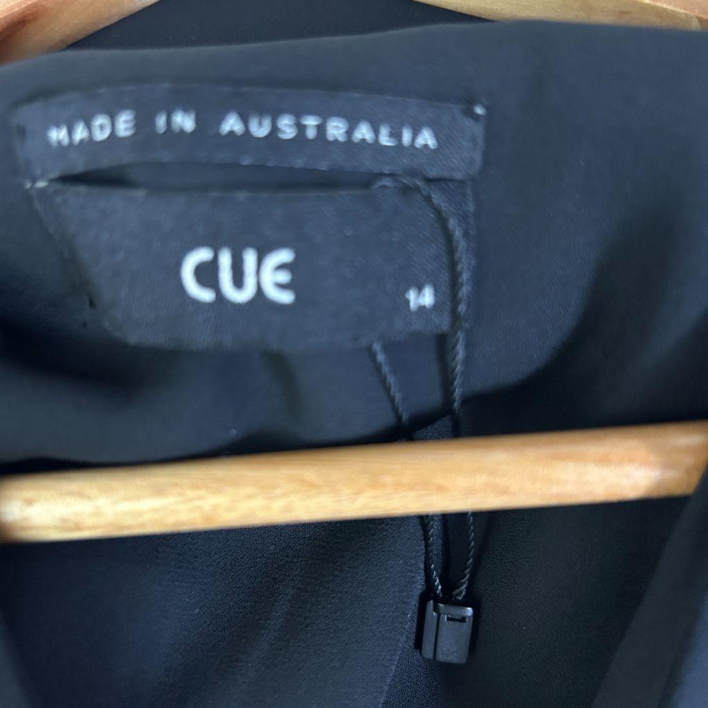 Cue Black Dress - Size 14