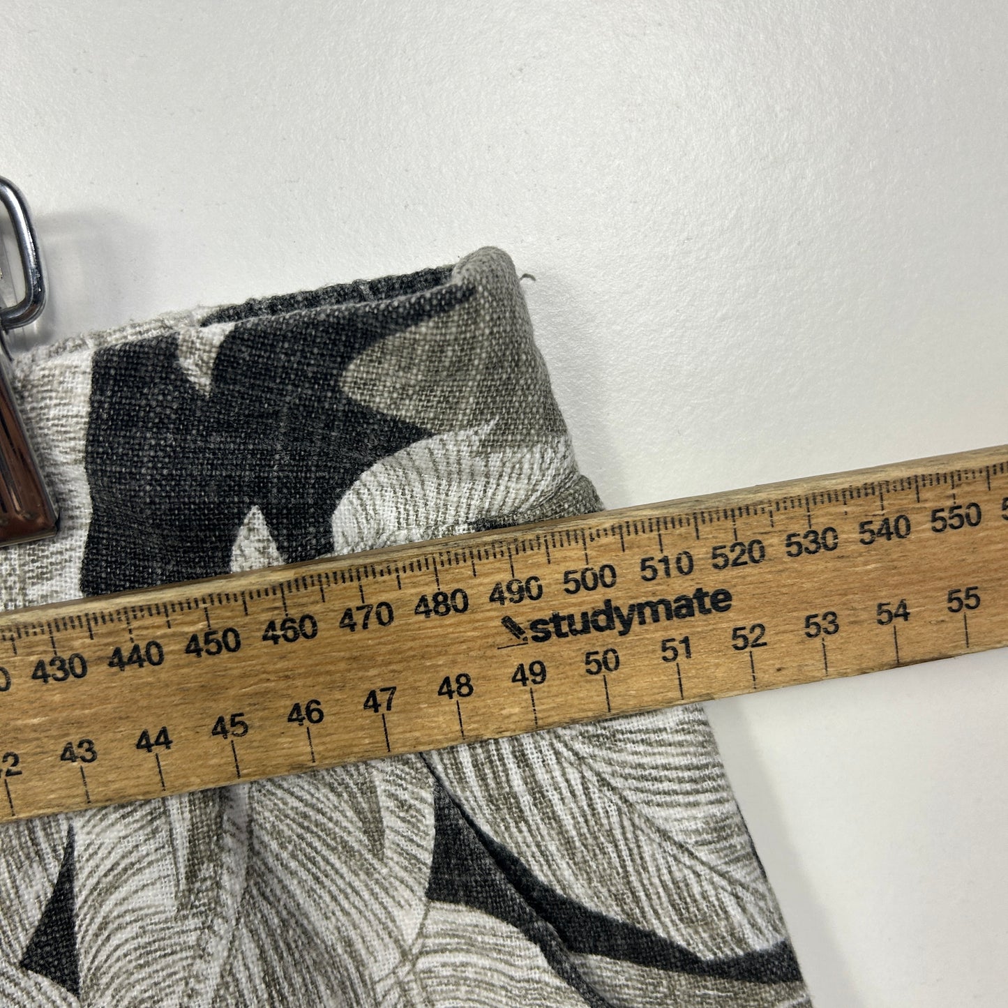 Millers Multicoloured Leaf Print Cropped Pants - Size 18