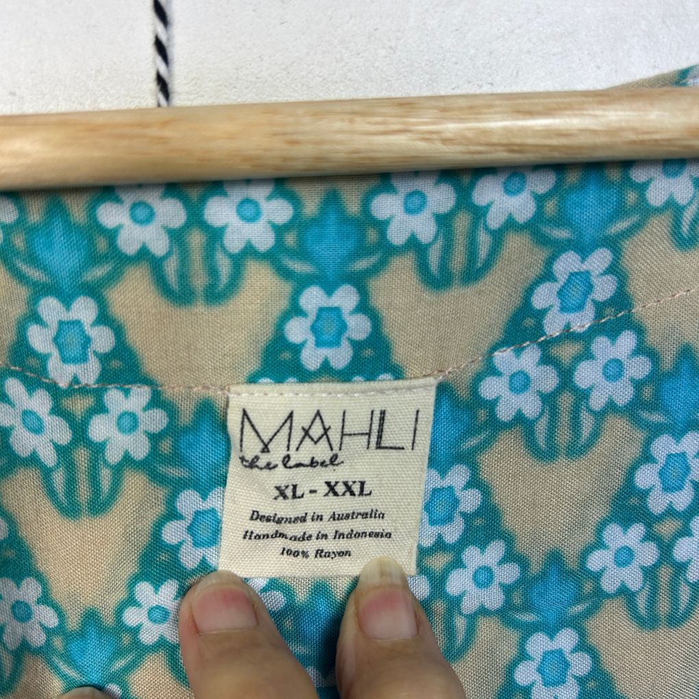 Mahli Green Boho Maxi Dress - Size XL-XXL