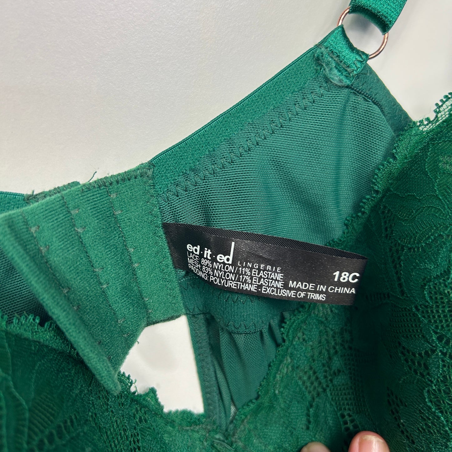 Edited Lingerie Size 18C Green Sleep