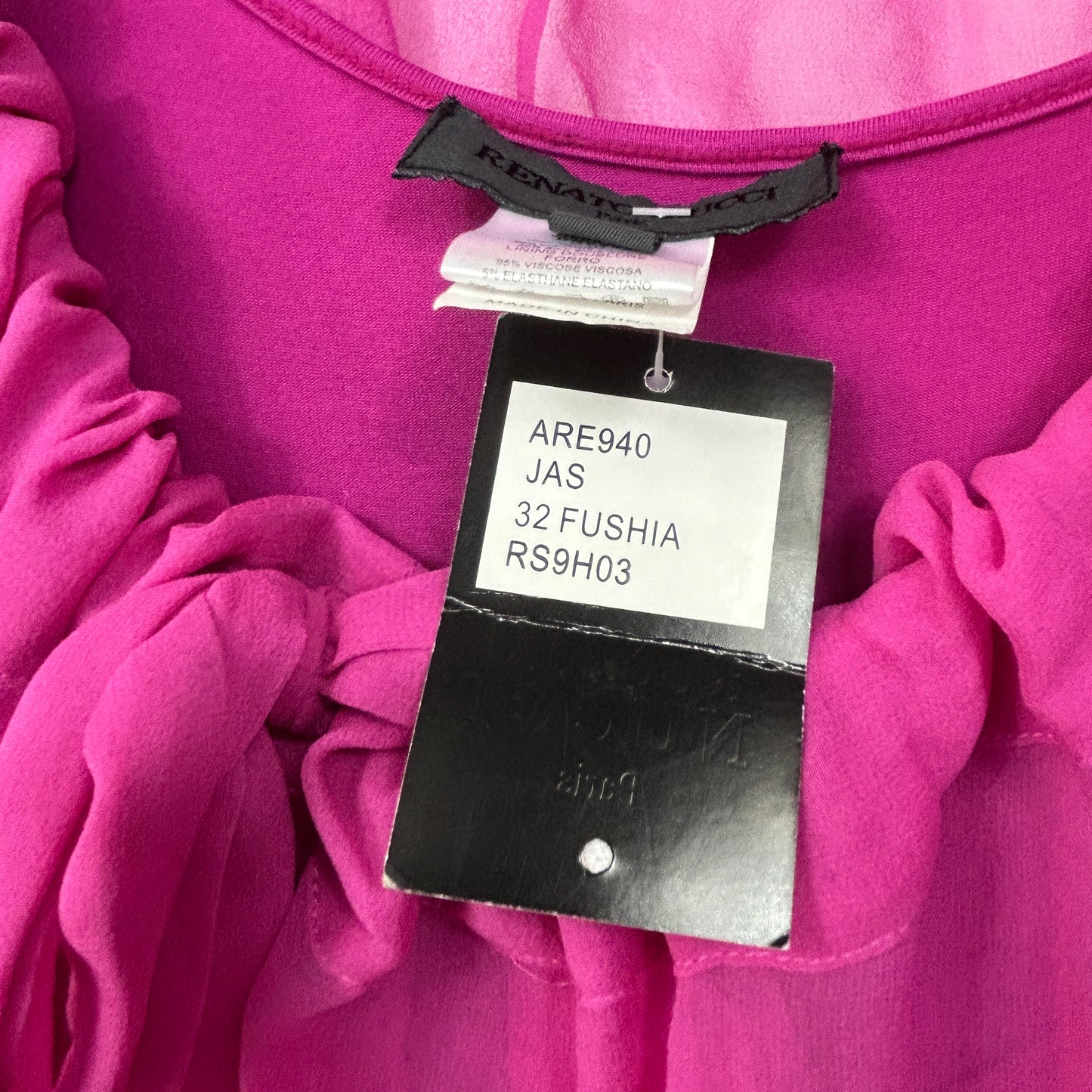 Renato Nucci Pink Silk Blend Dress - Size L