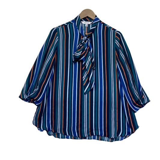 Preview Top Size 14 Long Sleeve Multicoloured Striped Office