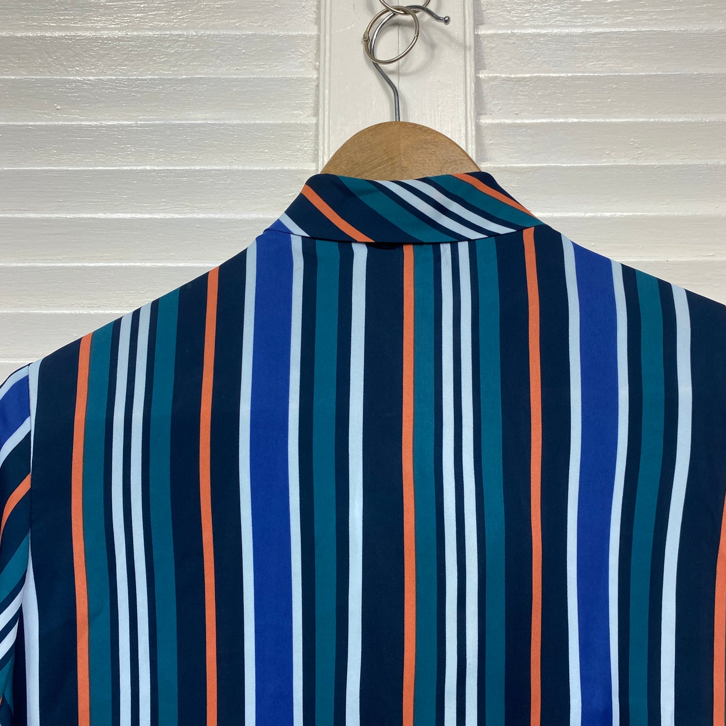 Preview Top Size 14 Long Sleeve Multicoloured Striped Office