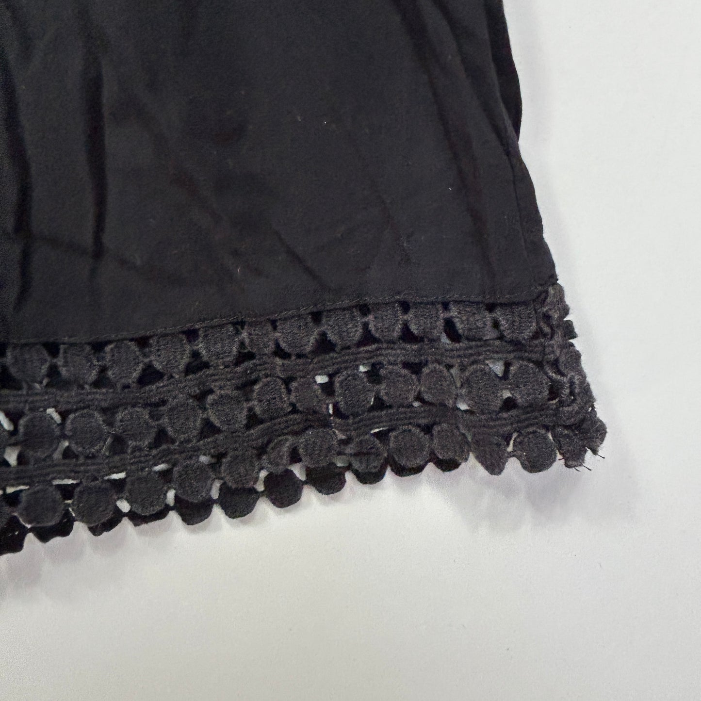 Target Corchet Trim Black Dress - Size 14