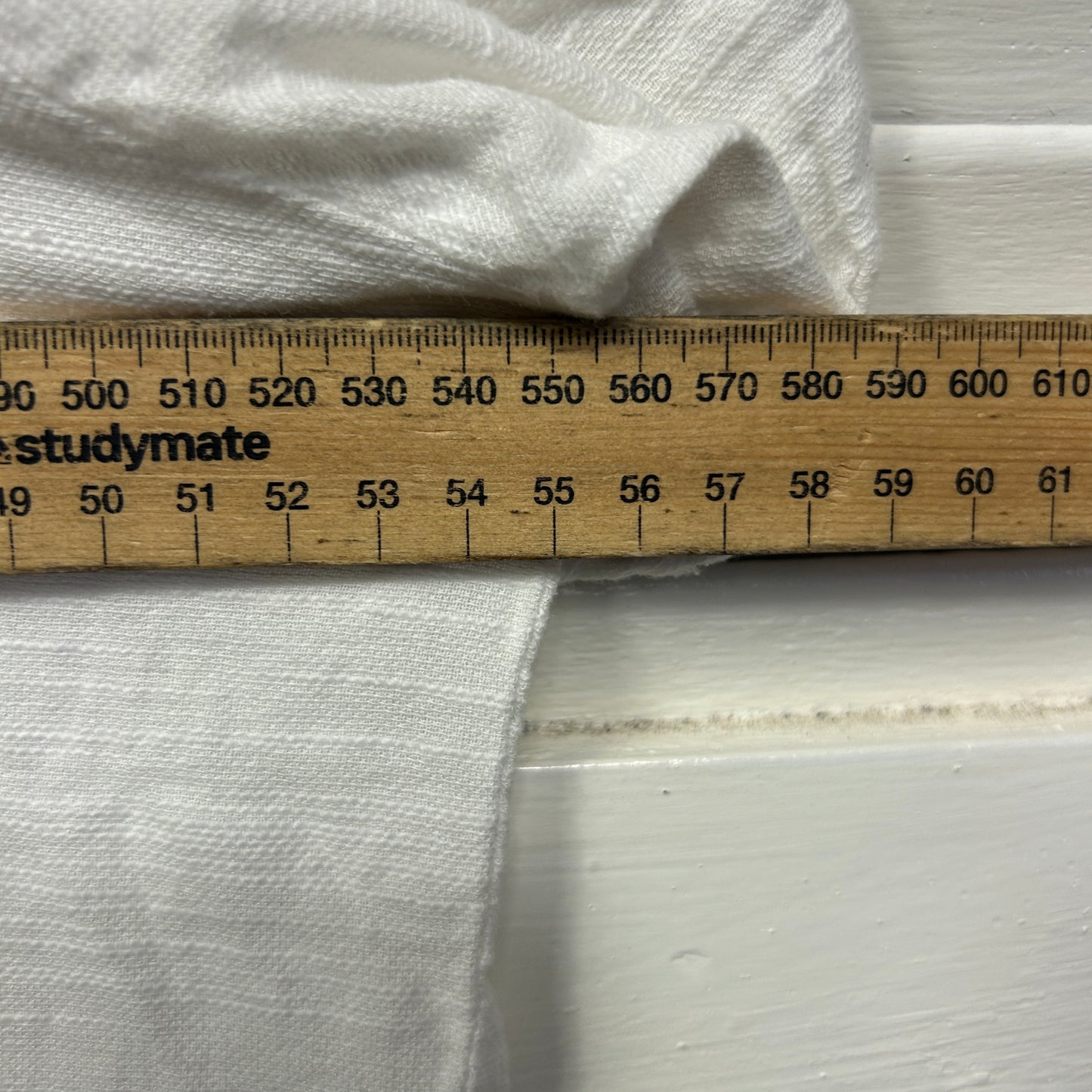 SASS Top Size 16 White Short Sleeve Cotton Blend