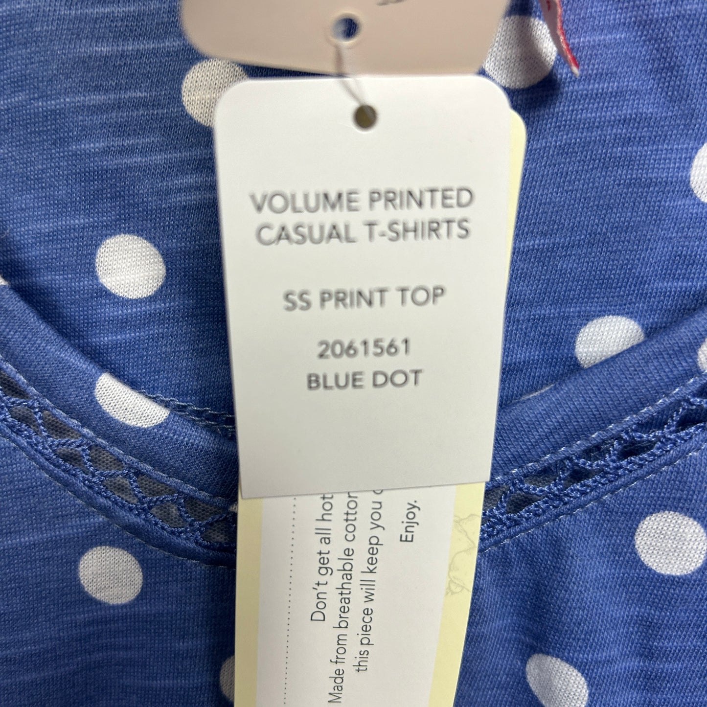 Millers Blue Dot Casual Top - Size 22