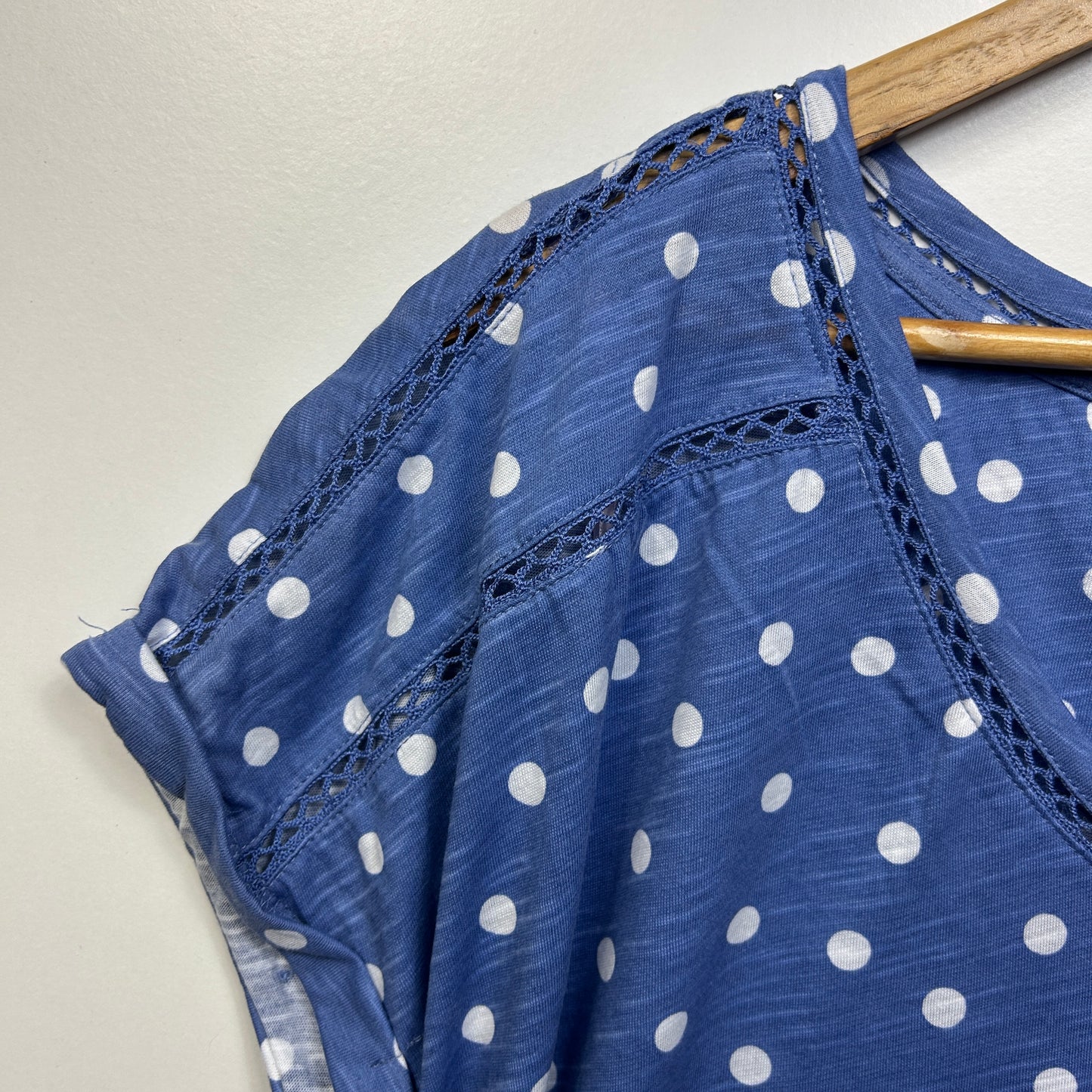 Millers Blue Dot Casual Top - Size 22
