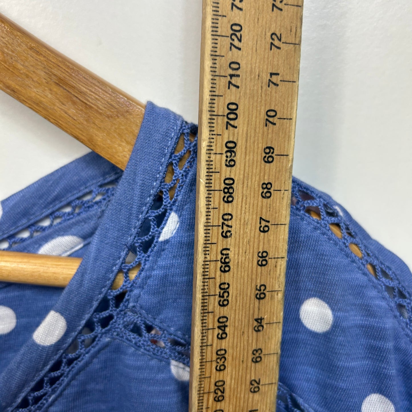 Millers Blue Dot Casual Top - Size 22