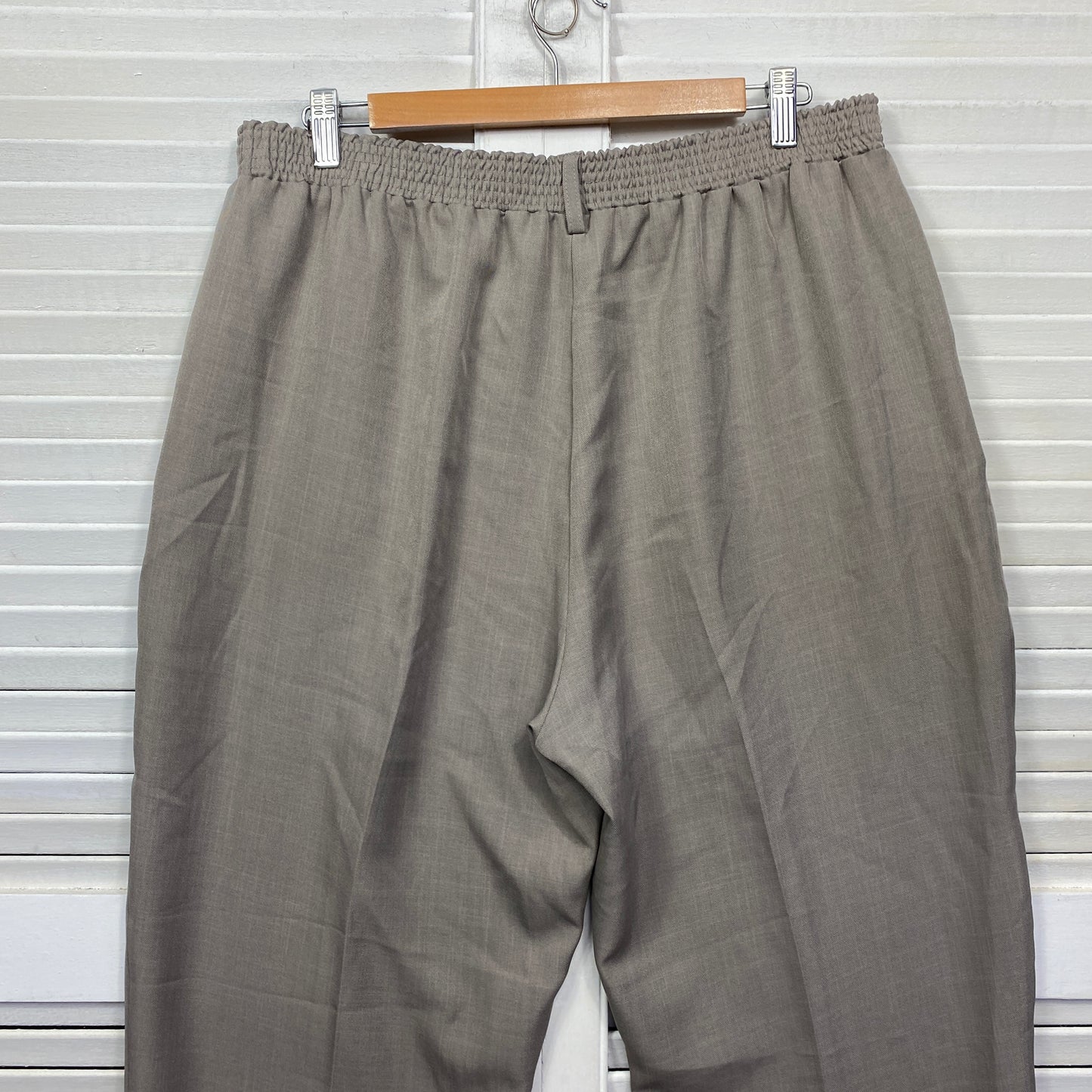 Millers Pants Size 18 Plus Grey Elastic Waist Pockets