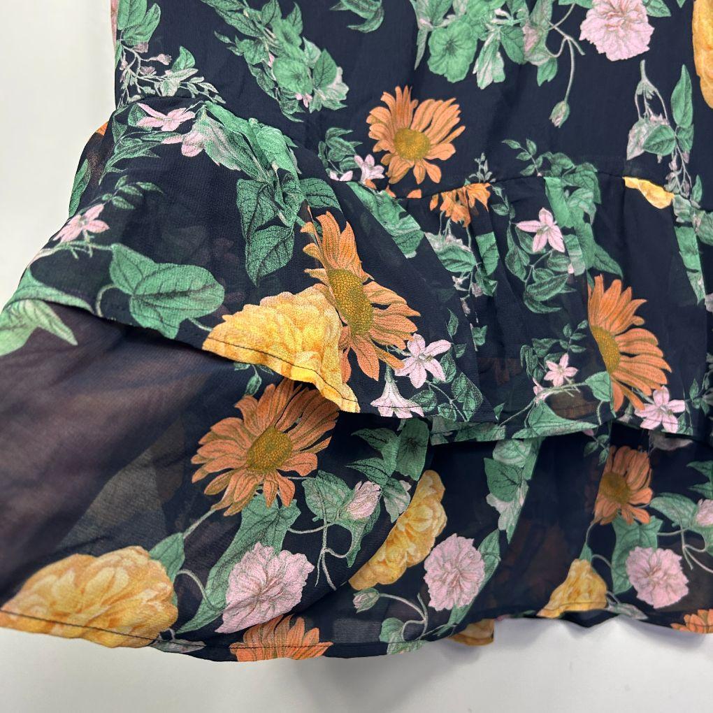 Jacqui E Multicoloured Print Skirt - Size 18