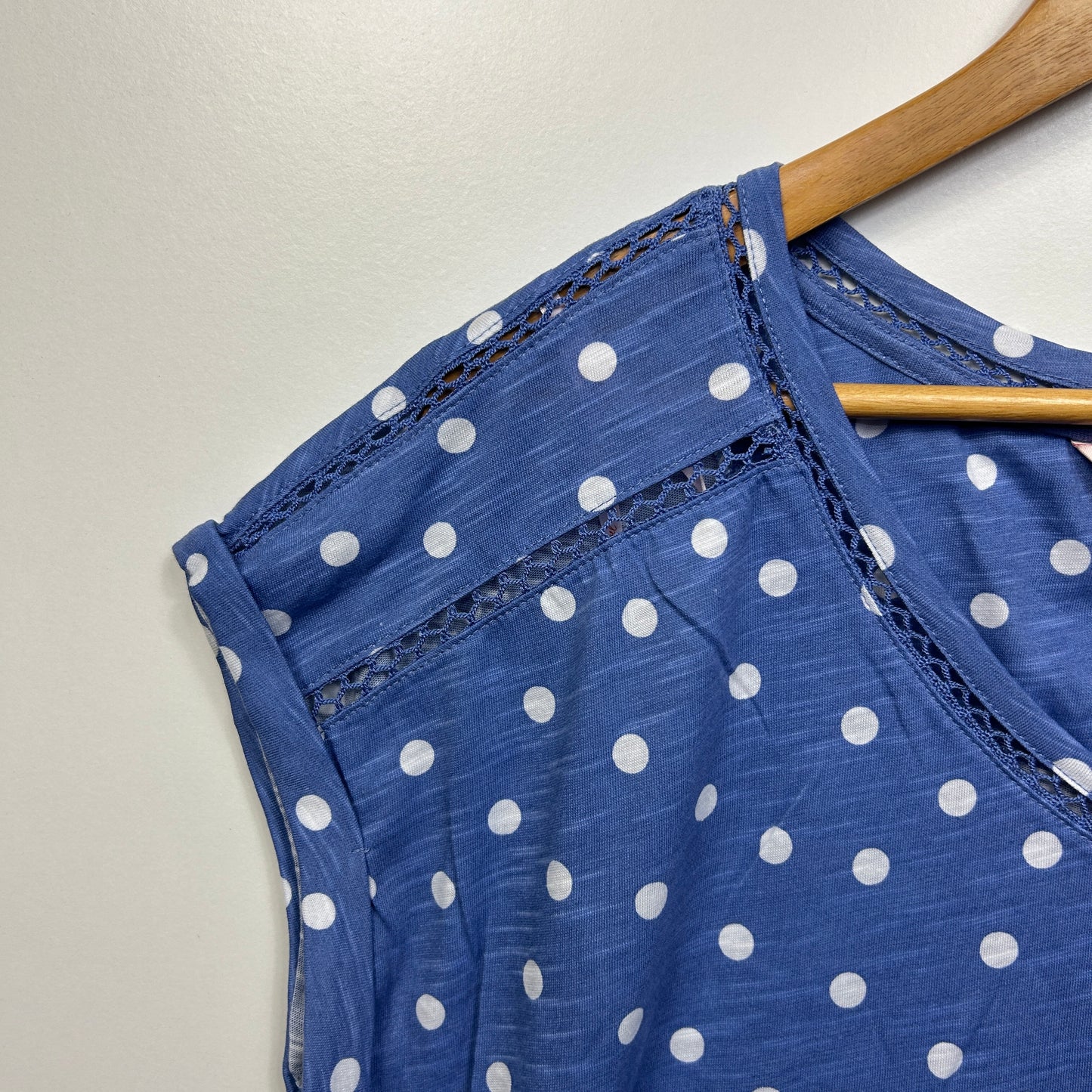 Millers Blue Dot Casual Top - Size 14