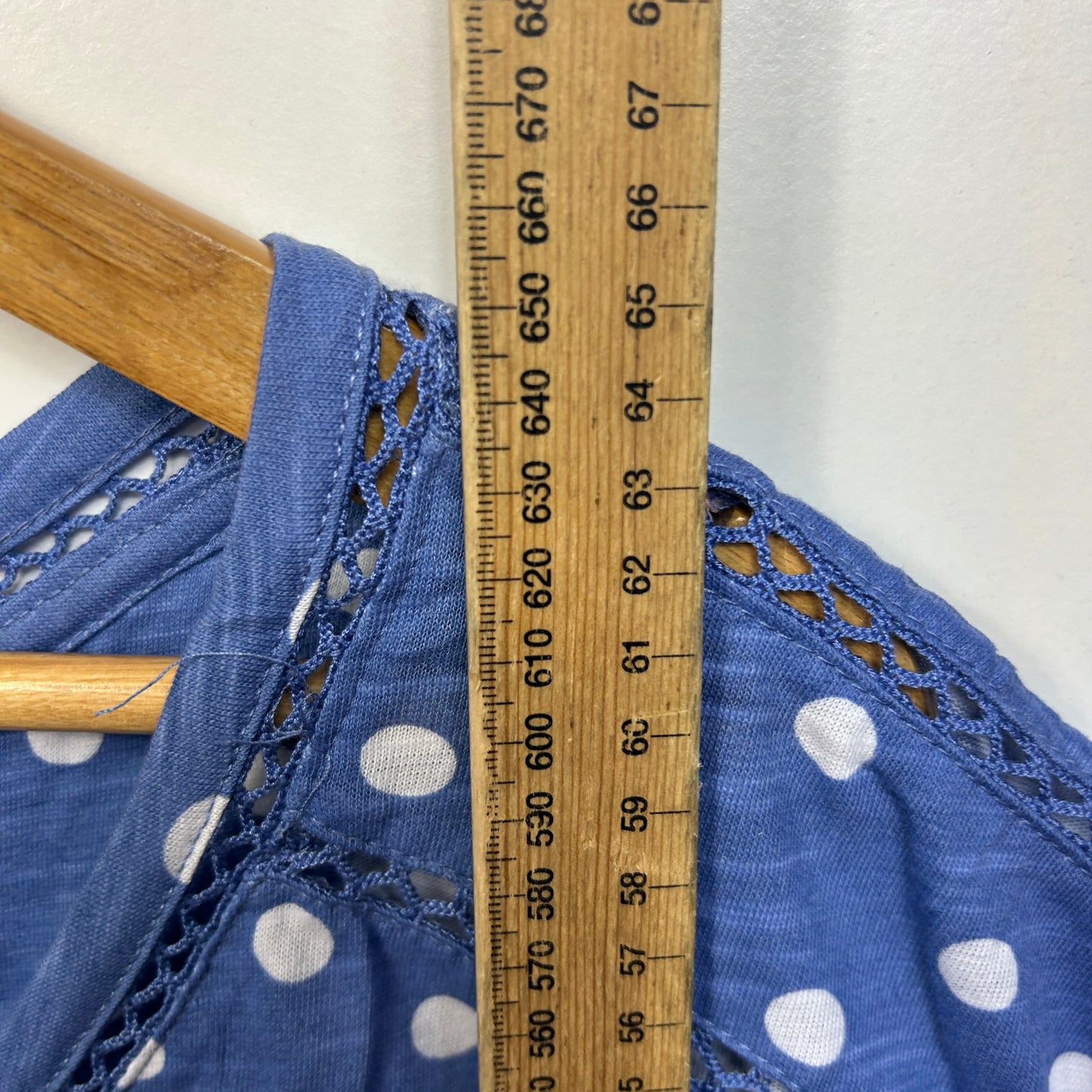 Millers Blue Dot Casual Top - Size 16
