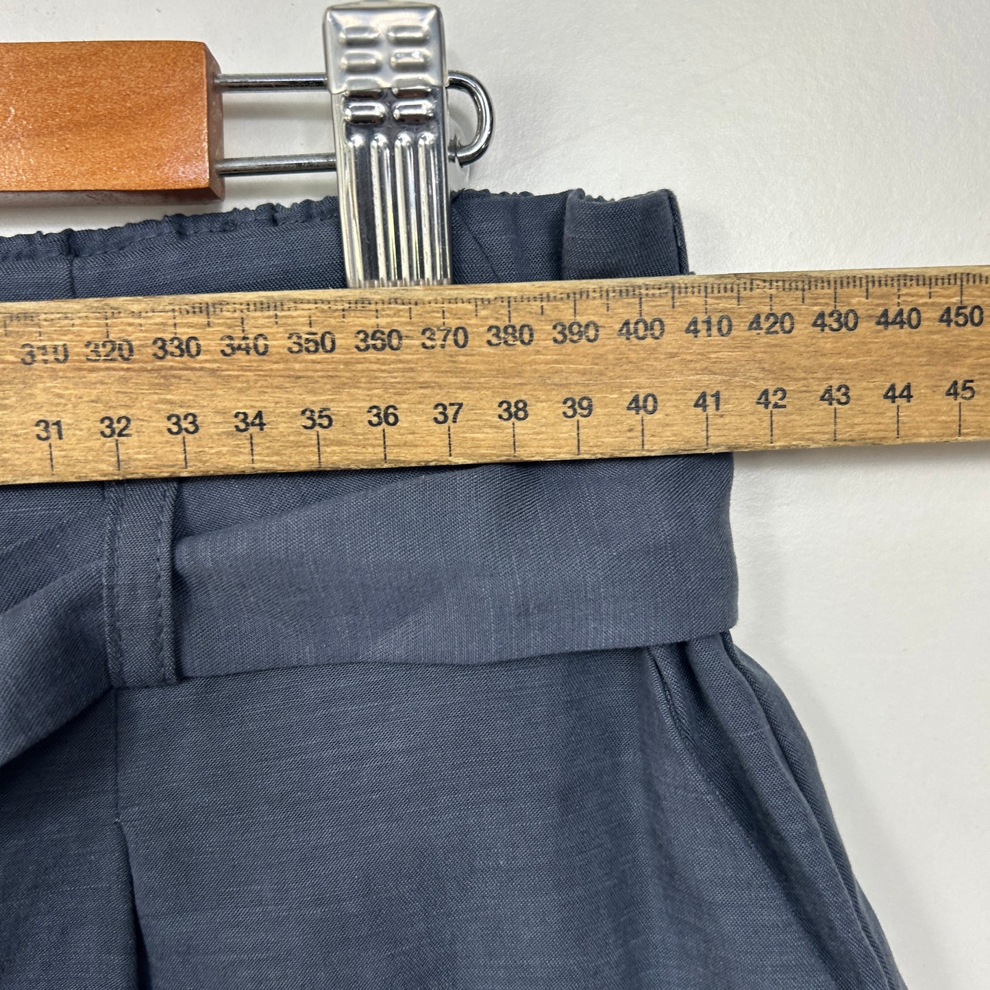 Preview Tencel Navy Blue Shorts - Size 14