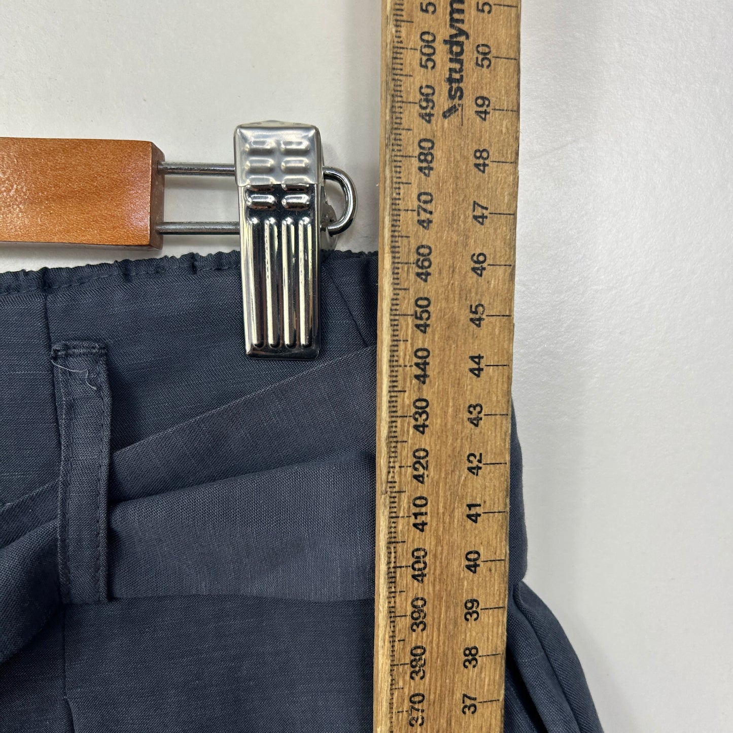 Preview Tencel Navy Blue Shorts - Size 14