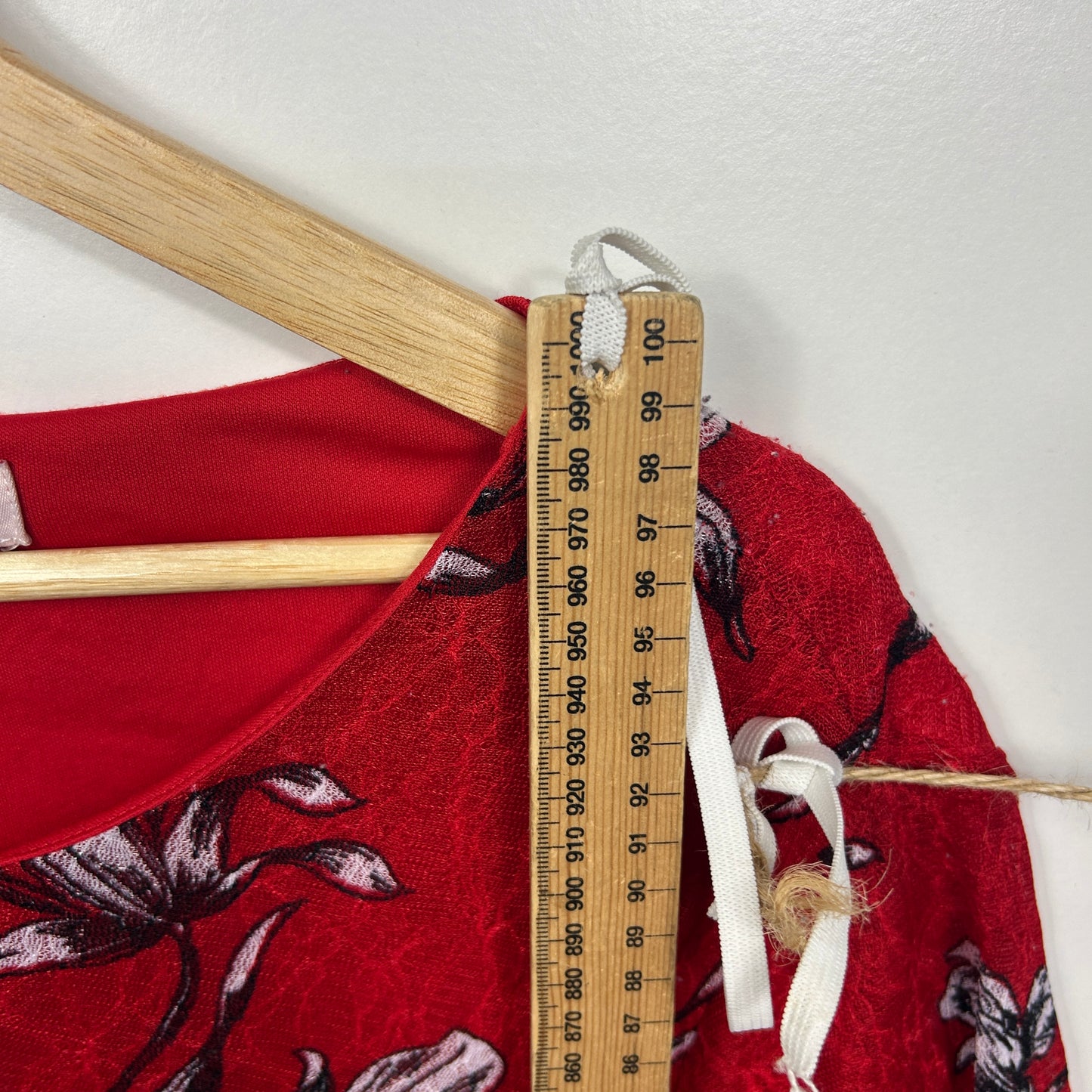 Millers Woman Red Floral Print Dress - Size 22