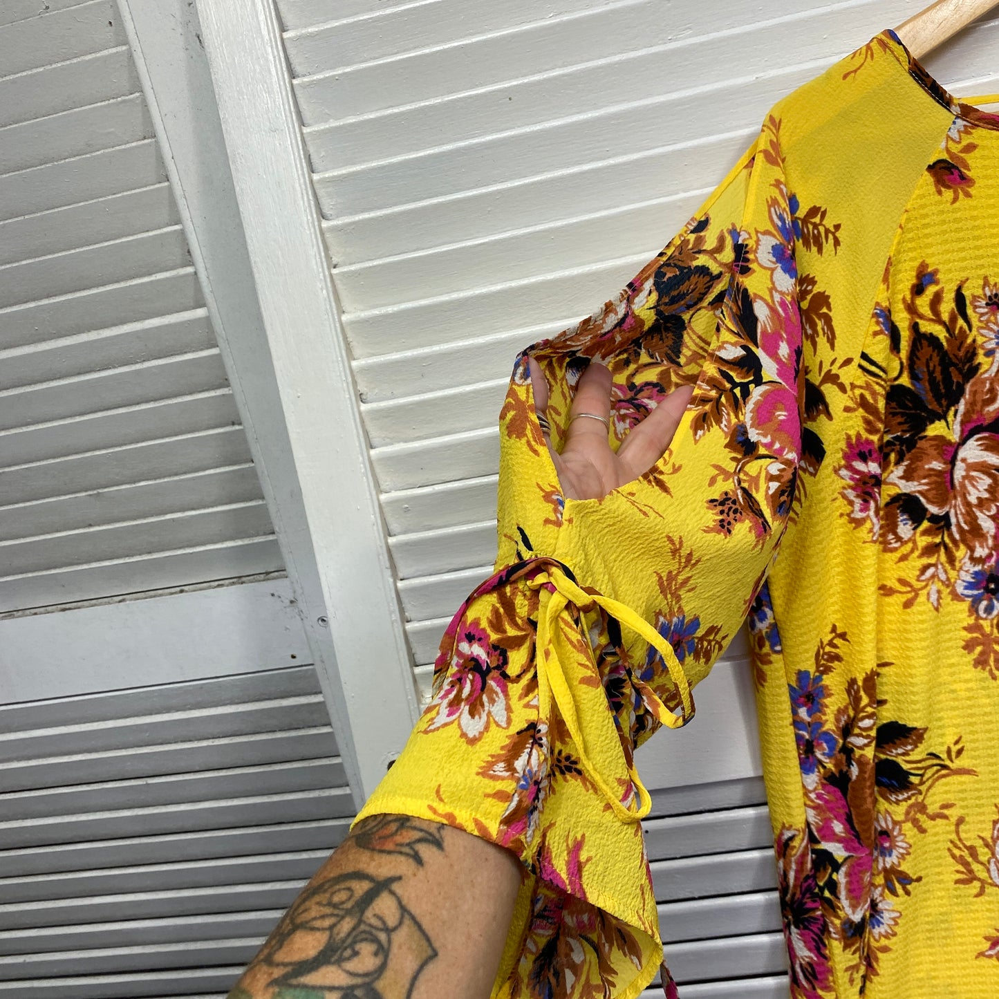 Next Top Size 16 3/4 Sleeve Floral