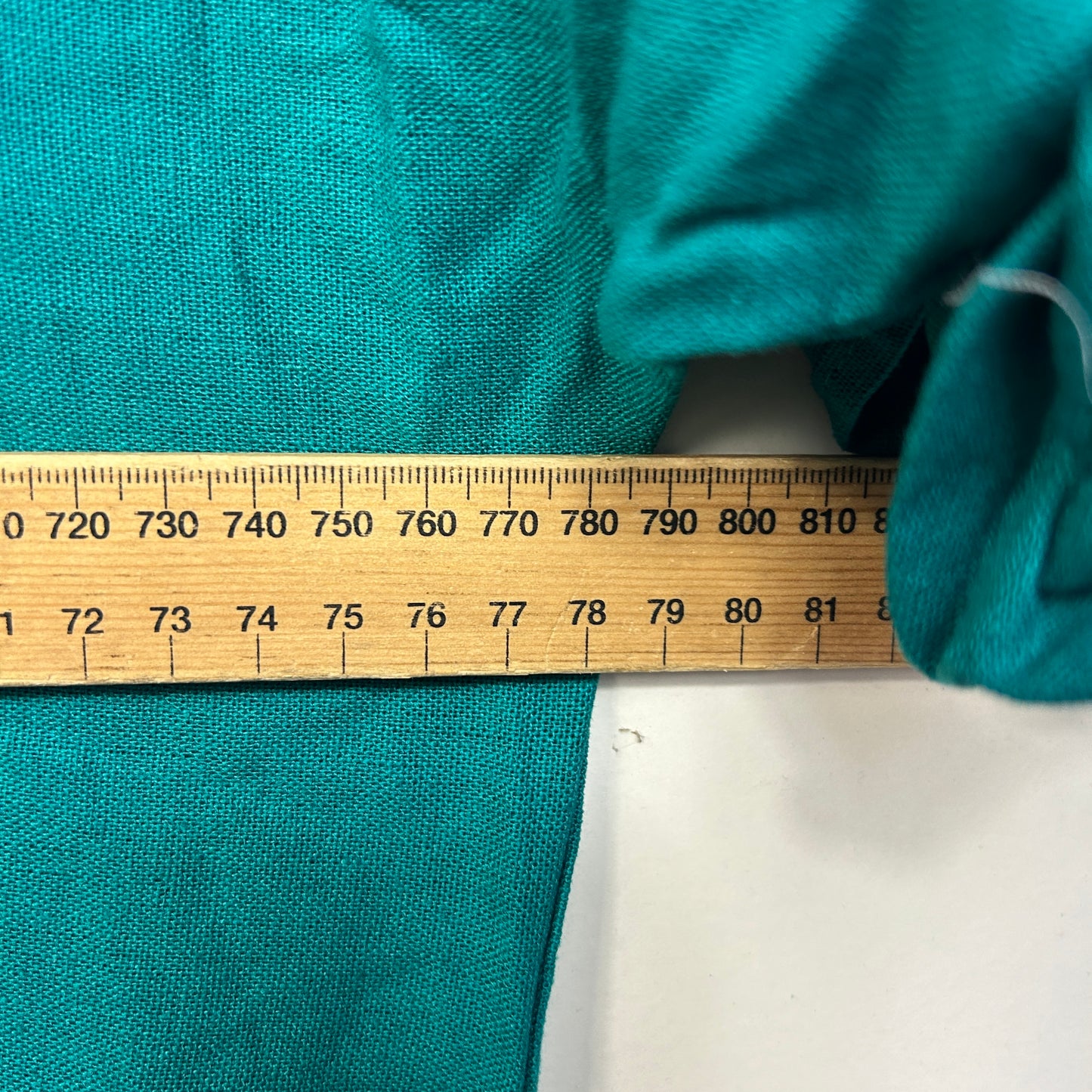 Autograph Teal Tiered Maxi Linen Dress - Size 28