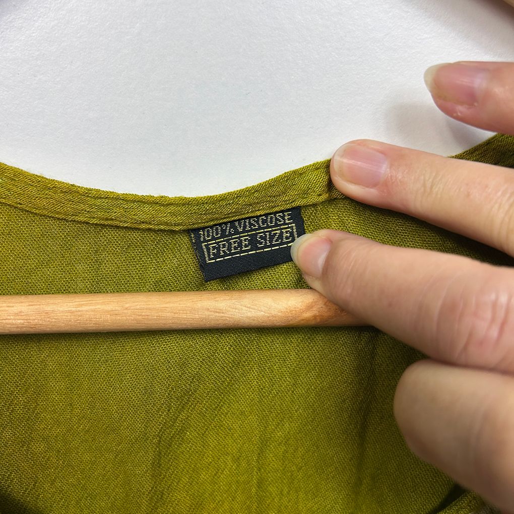 Boho Green Top - One Size
