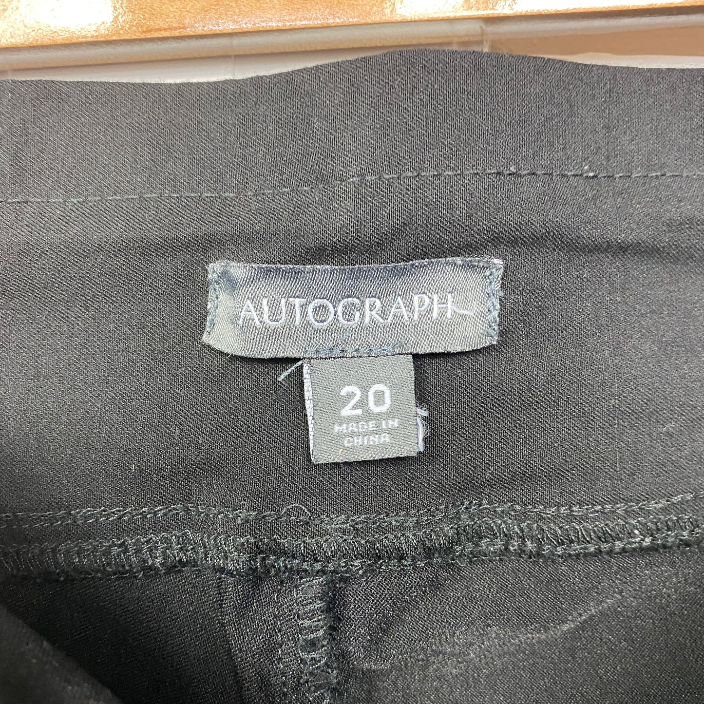 Autograph Pants Size 20 Plus Black Pull On Office