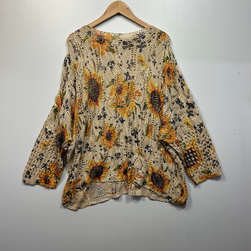 Knit Sunflower Top - Size 20/22