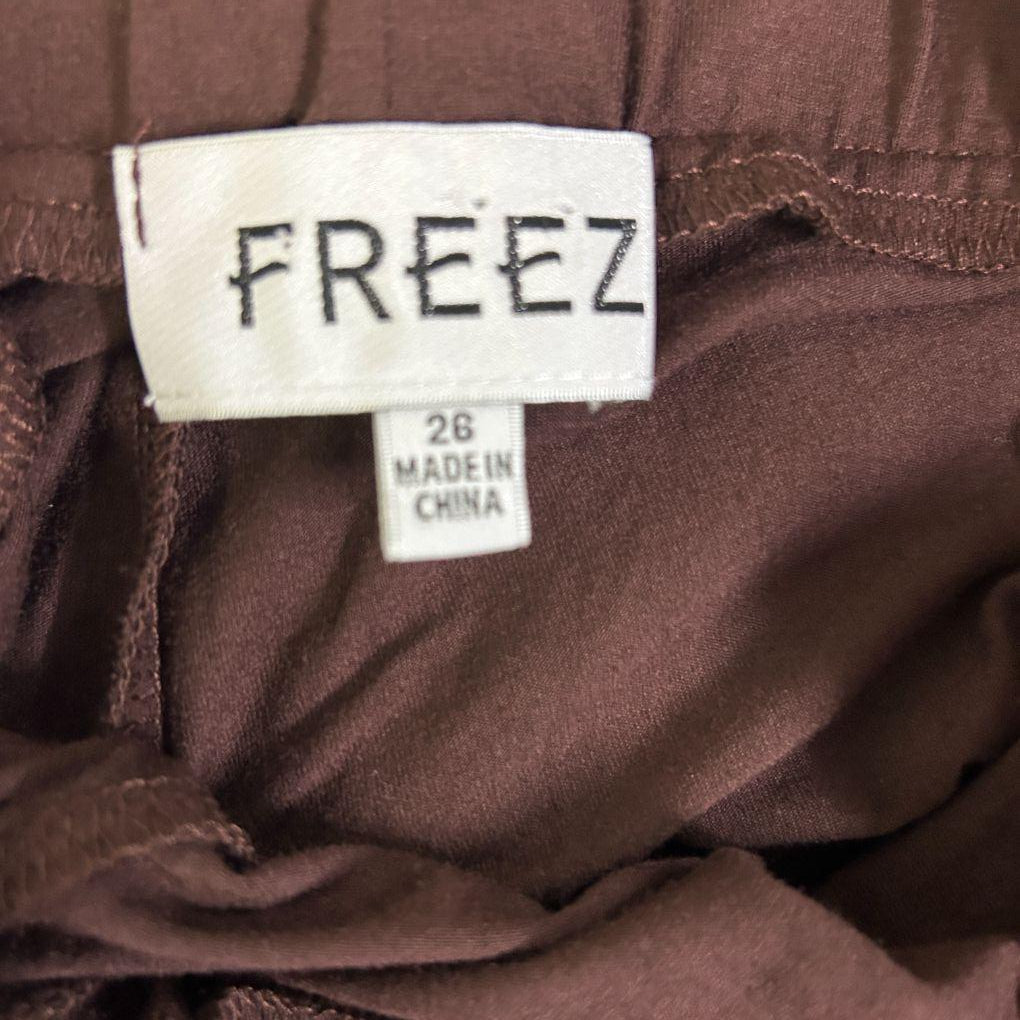 Freez Brown Chocolate Lounge Pants - Size 26