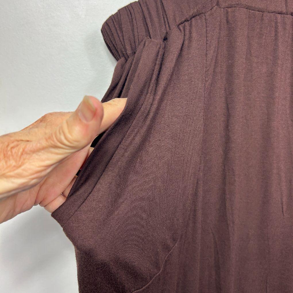 Freez Brown Chocolate Lounge Pants - Size 26