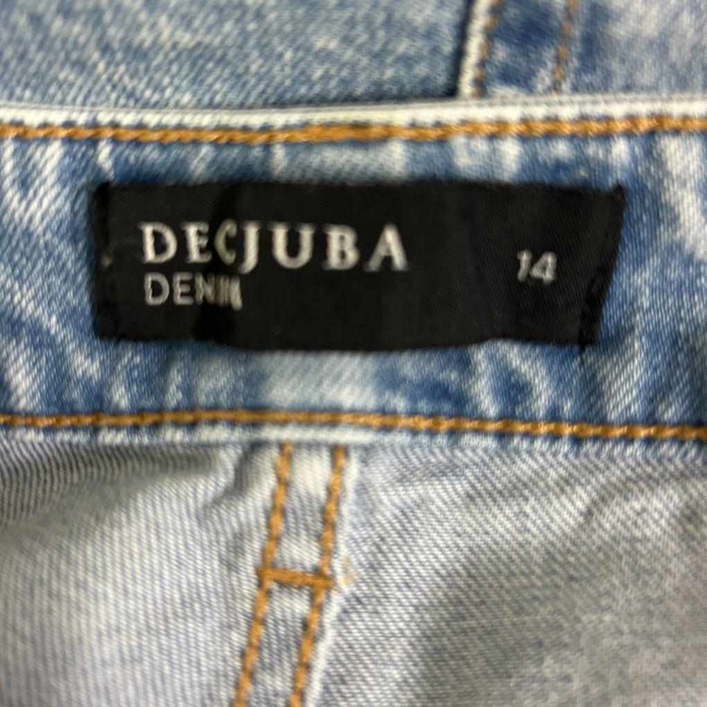 Decjuba Blue Cotton Jeans - Size 14