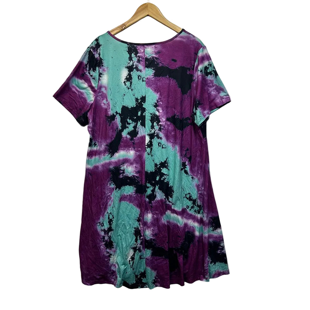 Emery Rose Multicoloured Dress - Size 4XL