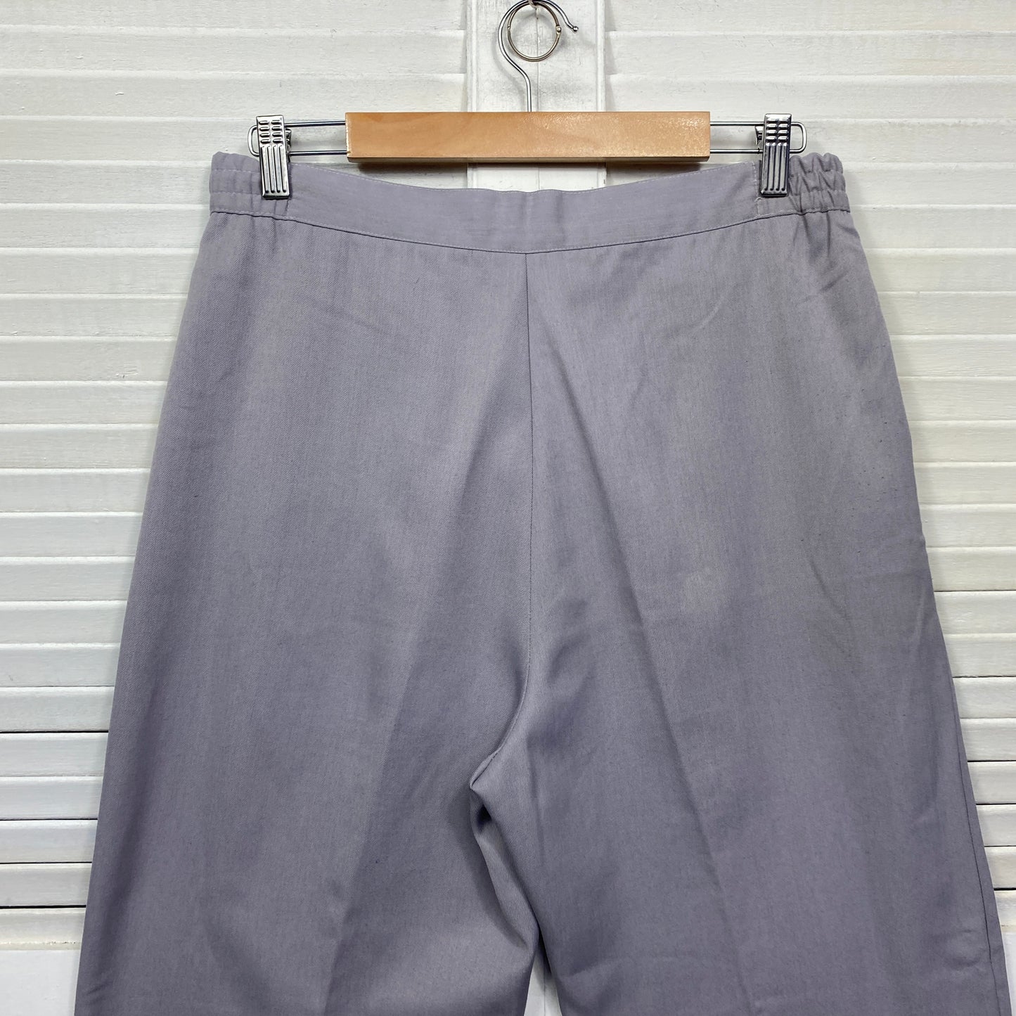 Vintage Pants Size 16 14 Grey Pockets High Rise Made in Australia