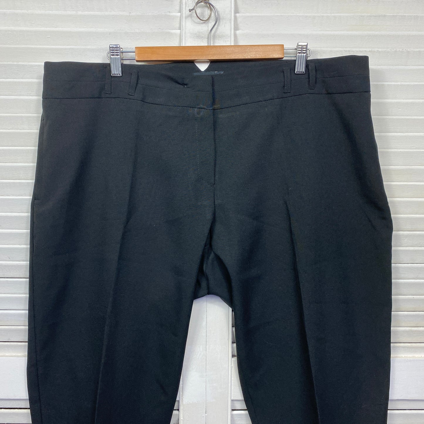 Asos Curve Pants Size 22 Plus Black Pockets Office