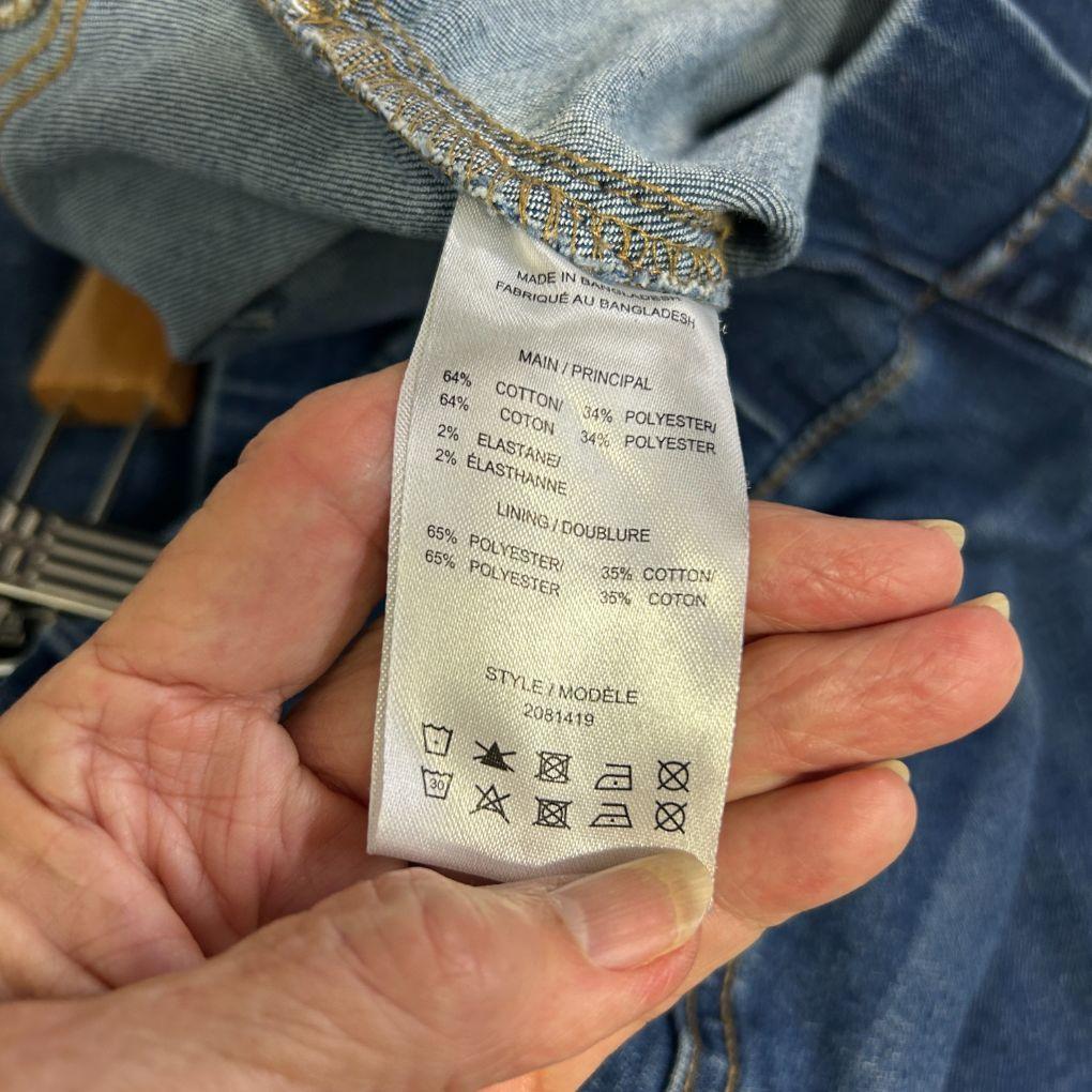 Beme Dark Blue Cotton Denim Jeans - Size 18