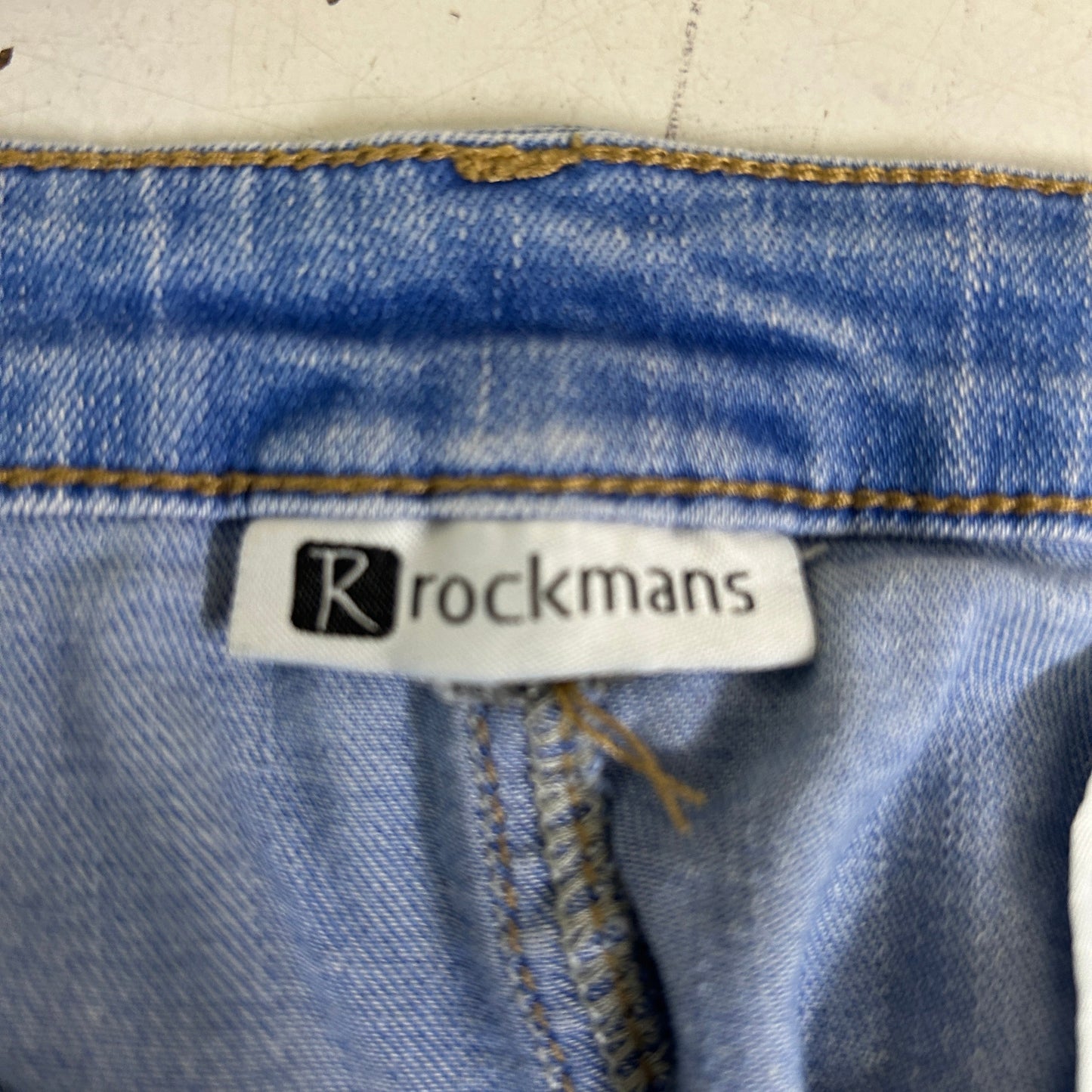Rockmans Blue Denim Skirt - Size 18
