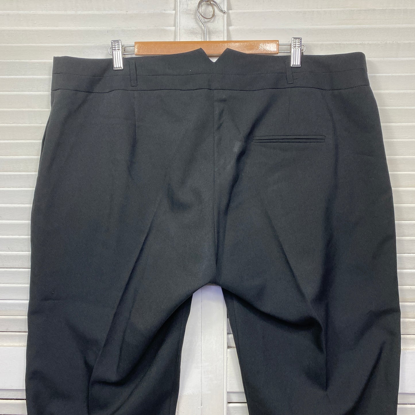 Asos Curve Pants Size 22 Plus Black Pockets Office