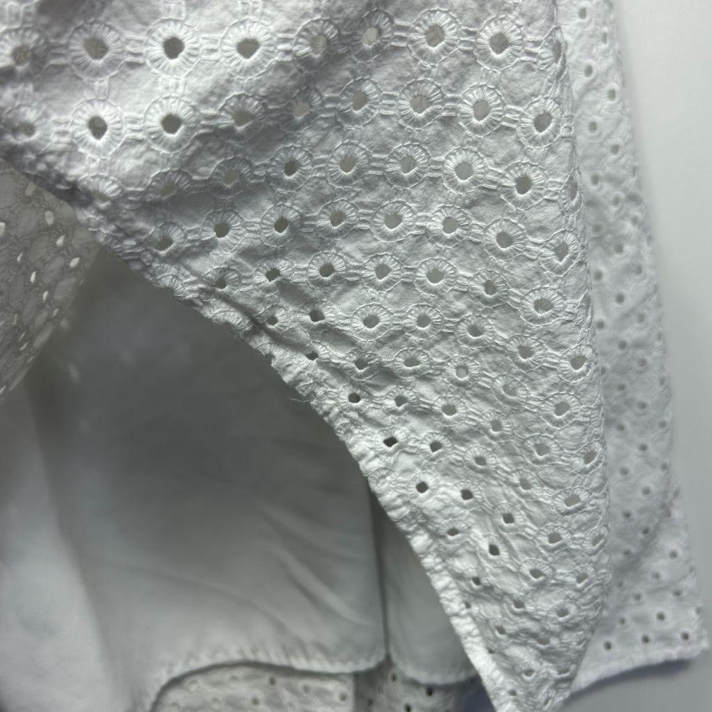 Anko White Cotton Broderie Skirt - Size 20
