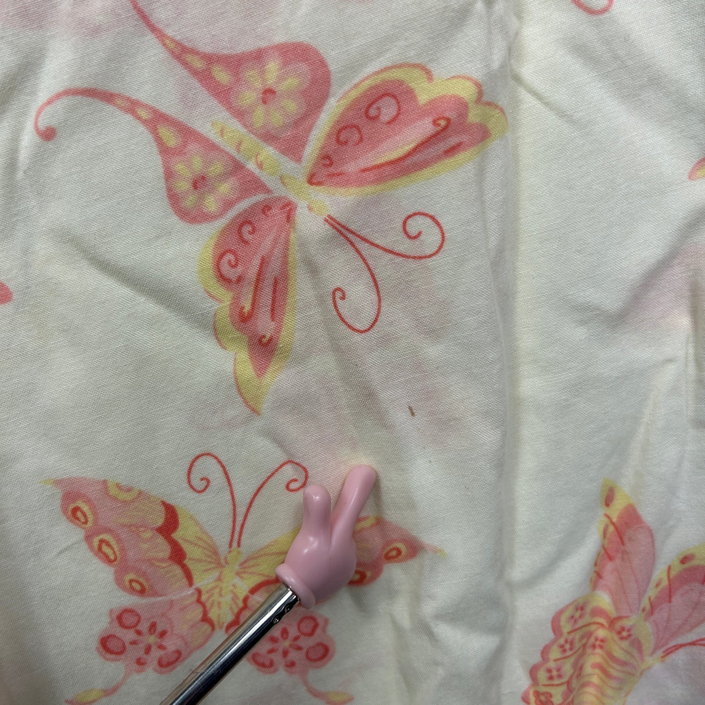 Sixteen Twentysix Cream Butterfly Print Capri Sleep Pants - Size 16