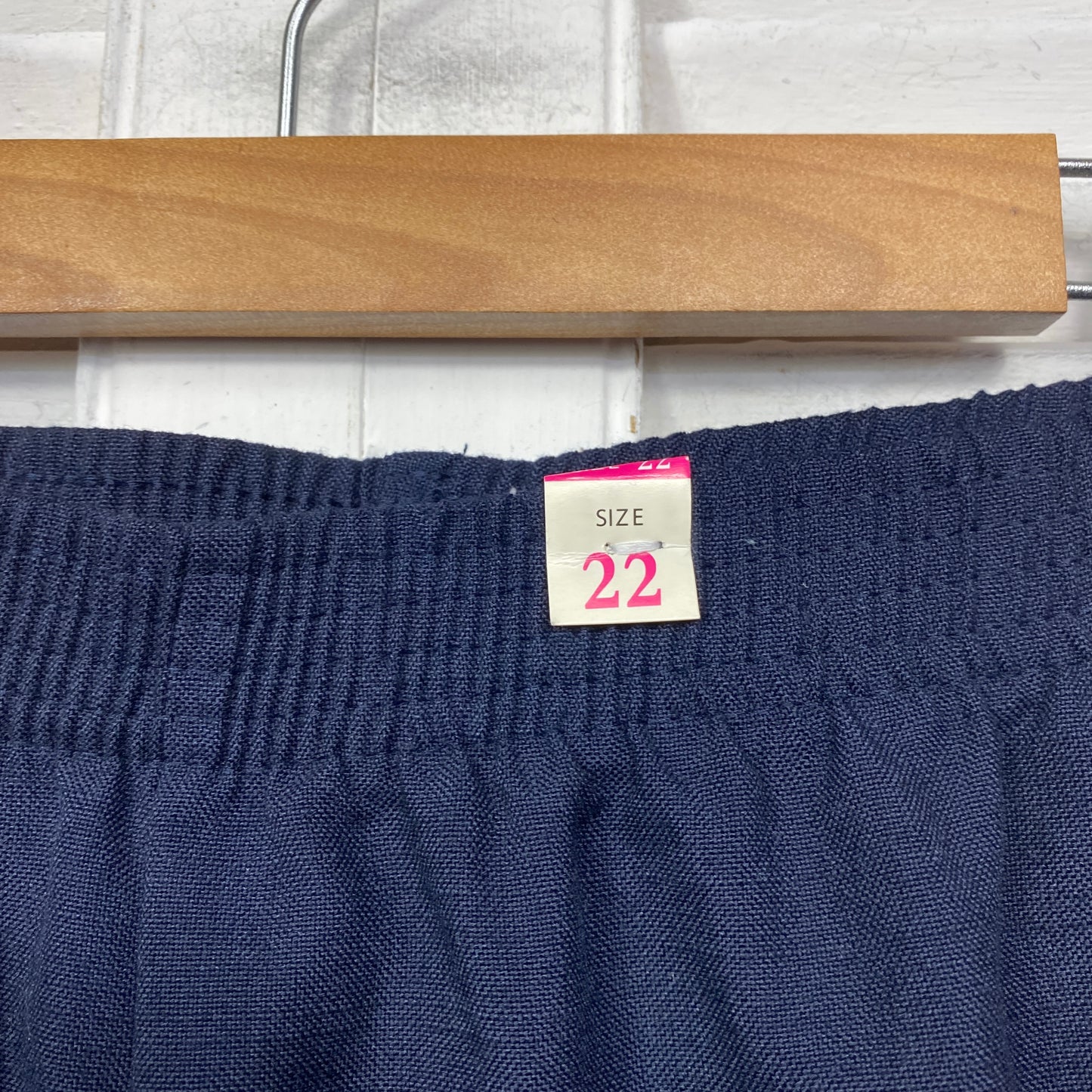 Millers Shorts Size 22 Plus Elastic Waist Navy Pockets