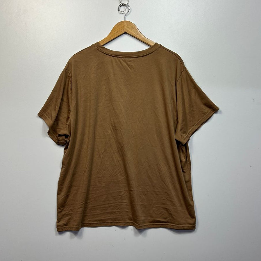 Shein Brown Bookish Top - Size 4XL